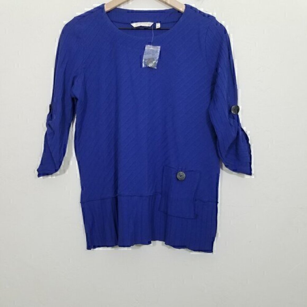 Soft Surroundings Purple Pullover Top Stretch Size PM